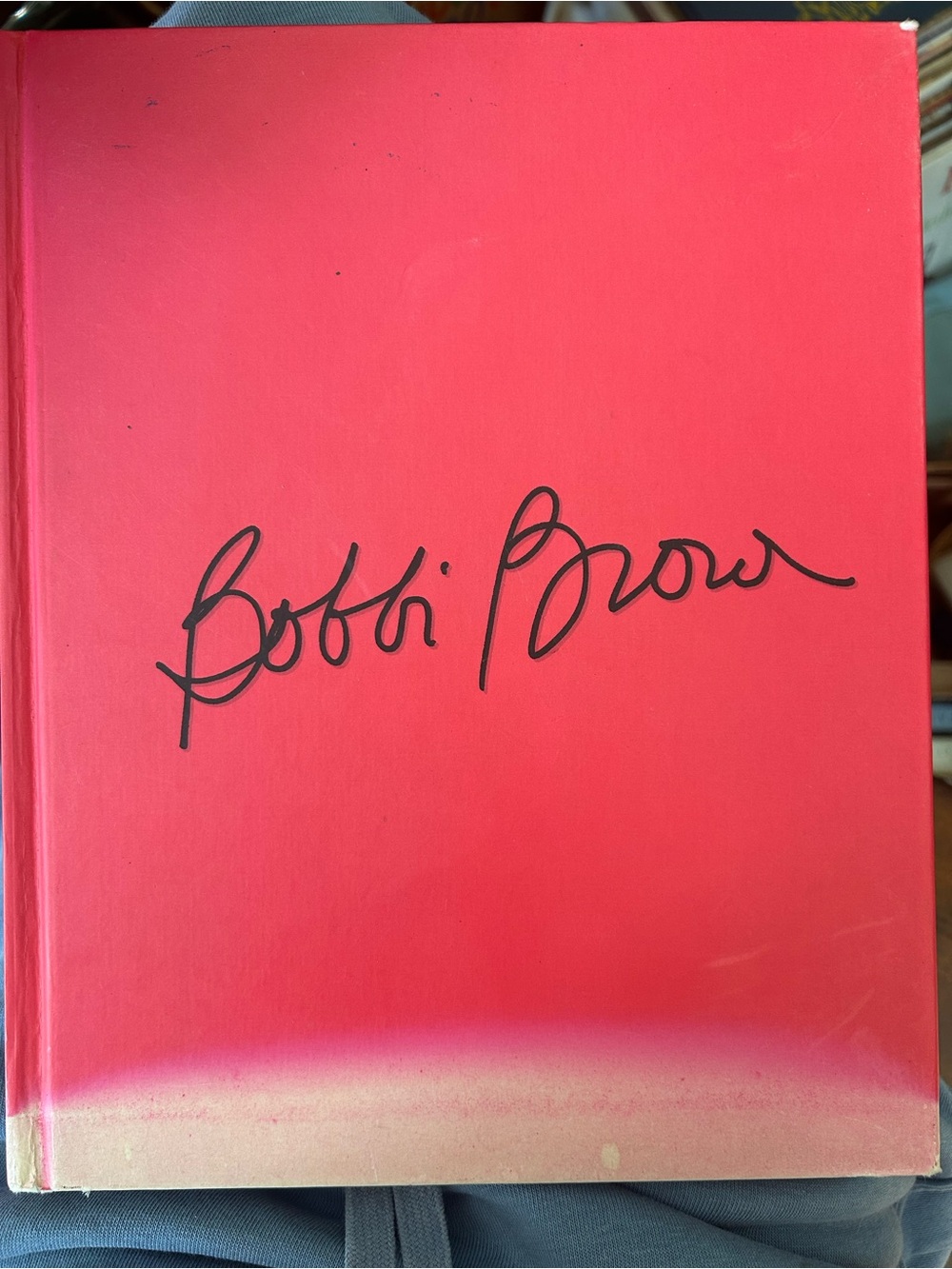 Bobbi Brown Hardcover Book in Red with Gradient Accent